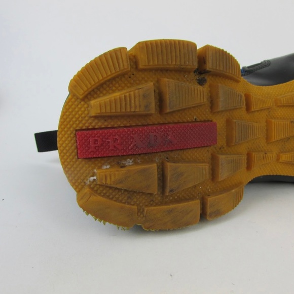 Prada Sport Tricolor Mesh and Rubber Lace-Up Sneakers. - Picture 5 of 6